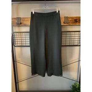 Club Monaco Green Polyester Cropped Pants | Size 00